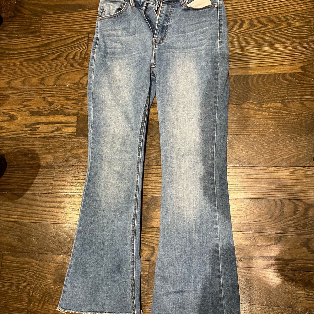 Tinseltown Light Blue Flare Jeans